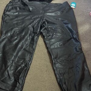 The Pioneer Woman Black Faux Leather Pants